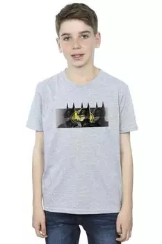 Футболка с портретами Флэша и Бэтмена DC Comics, серый