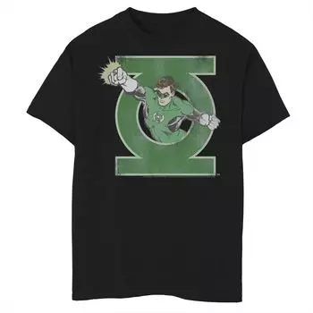 Футболка с портретным рисунком Green Lantern для мальчиков 8–20 лет Marvel