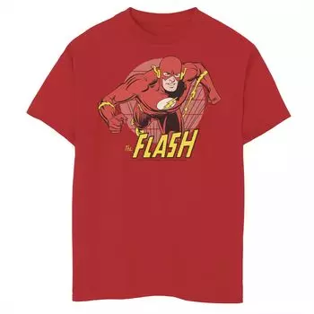 Футболка с портретом «Бегущий Флэш» для мальчиков 8–20 лет из комиксов DC Comics Licensed Character