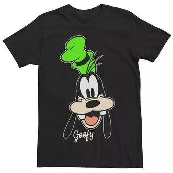 Футболка с портретом Big & Tall Disney Goofy Smiling Face Licensed Character