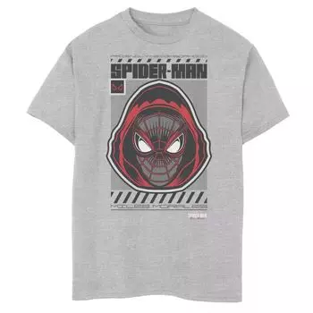 Футболка с портретом «Человек-паук: Майлз Моралес» для мальчиков 8–20 лет Licensed Character
