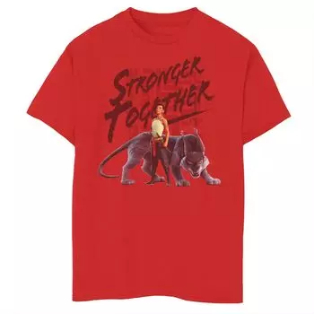 Футболка с портретом Disney Raya And The Last Dragon Boys 8-20 вместе сильнее Licensed Character