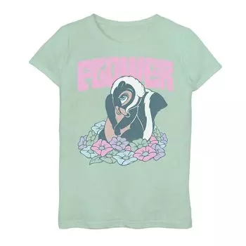 Футболка с портретом Disney's Bambi для девочек 7–16 лет «Цветы в цветах» Disney