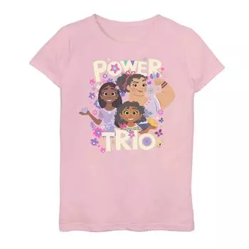 Футболка с портретом Disney's Encanto для девочек 7–16 лет Power Trio Disney