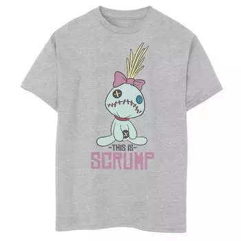 Футболка с портретом Disney's Lilo & Stitch для мальчиков 8–20 лет This Is Scrump Licensed Character