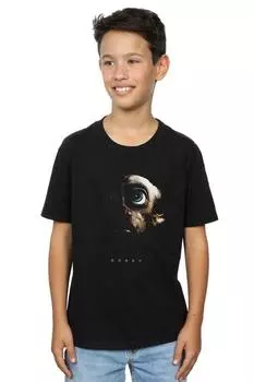 Футболка с портретом Добби Harry Potter, черный