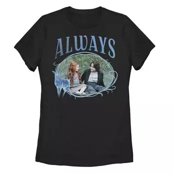 Футболка с портретом Гарри Поттера, Снейпа и Лили, всегда Патронус для юниоров Harry Potter