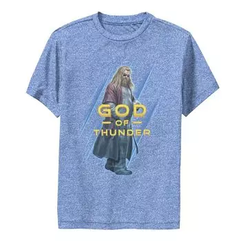 Футболка с портретом и графикой для мальчиков 8–20 лет «Marvel Avengers: Endgame Thor God Of Thunder» Marvel