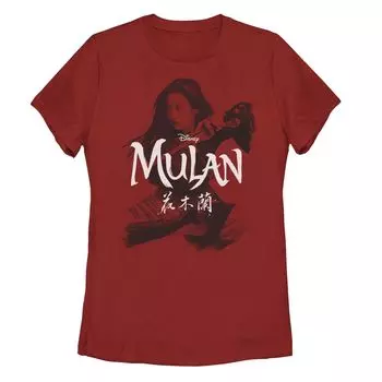 Футболка с портретом и логотипом Disney Mulan Live Action для юниоров Licensed Character