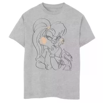 Футболка с портретом и рисунком «Лола Банни» для мальчиков 8–20 лет Looney Tunes Licensed Character