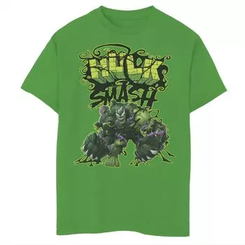 Футболка с портретом и рисунком Marvel Hulk Venom Smash для мальчиков 8–20 лет Marvel