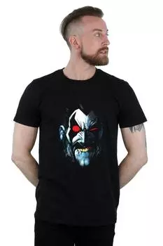 Футболка с портретом Лобо DC Comics, черный