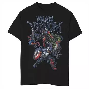Футболка с портретом Marvel Avengers We Are Venom для мальчиков 8–20 лет Marvel