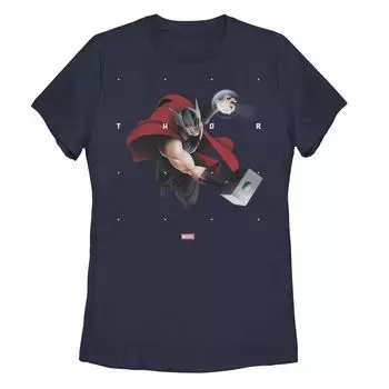 Футболка с портретом Marvel Thor Halftone Word Stack для юниоров Licensed Character