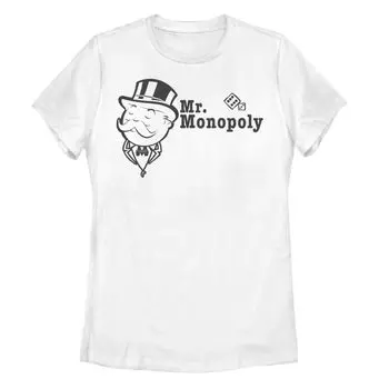 Футболка с портретом Mr. Monopoly для юниоров Licensed Character