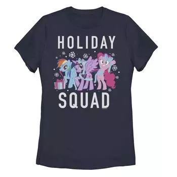 Футболка с портретом My Little Pony Holiday Squad Trio для юниоров Licensed Character