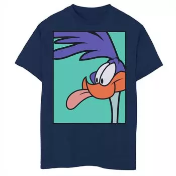 Футболка с портретом Road Runner для мальчиков 8–20 лет и Husky Looney Tunes Licensed Character