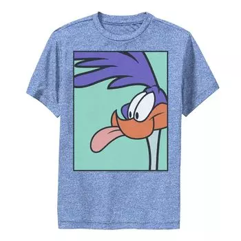Футболка с портретом Road Runner для мальчиков 8–20 лет Looney Tunes Licensed Character