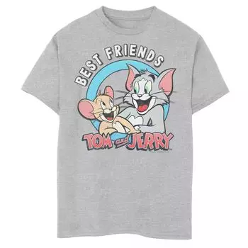 Футболка с портретом Tom & Jerry Best Friends для мальчиков 8–20 лет Licensed Character