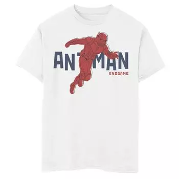 Футболка с портретом в стиле поп-арт для мальчиков 8–20 лет «Marvel Avengers: Endgame Antman» Licensed Character