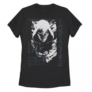 Футболка с потертым графическим рисунком в стиле гранж Marvel Moon Knight для юниоров Licensed Character
