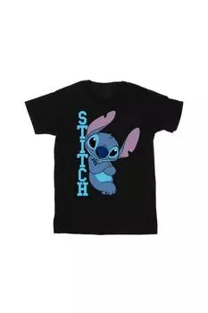 Футболка с позированием Лило и Стич Disney, черный