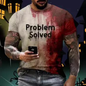 Футболка с пятном крови на Хэллоуин Hameb