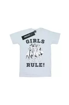 Футболка с правилами Лиги справедливости DC Comics, белый