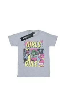 Футболка с правилами Marvel Comics, серый