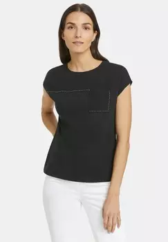 Футболка с принтом 1/2 ARM Gerry Weber, черный