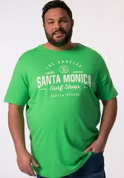 Футболка с принтом 2 PACK Men Plus, зеленый