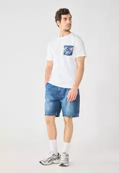 Футболка с принтом 2 PACK Pier One, белый