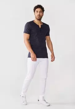 Футболка с принтом 2 PACK Pier One, темно-серый