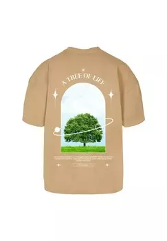 Футболка с принтом 2Y Studios, бежевый