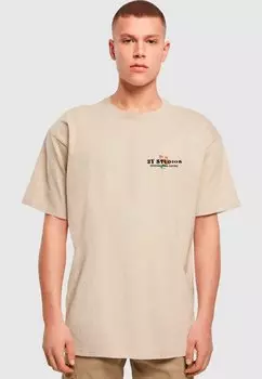 Футболка с принтом 2Y Studios, мокрый песок