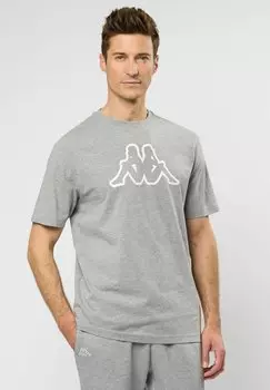 Футболка с принтом 3-PACK Kappa, серый