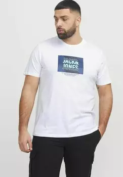Футболка с принтом 3ER-PACK GEDRUCKT Jack & Jones, светло-голубой