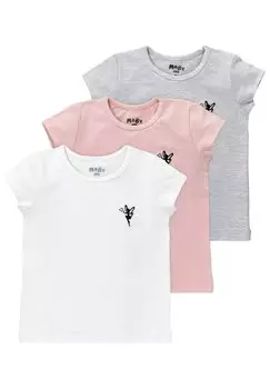 Футболка с принтом 3TLG SET FAIRY Baby Sweets, цвет wei grau rosa