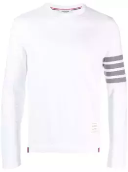 Футболка с принтом 4-Bar Stripe 2003 THOM BROWNE, белый