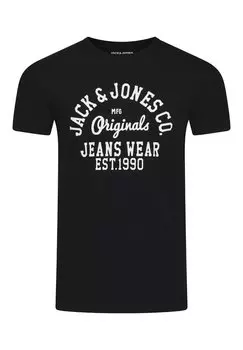 ФУТБОЛКА С ПРИНТОМ 4 Pack Jack & Jones, JJLINO Футболка с принтом упаковка
