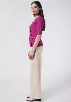 Футболка с принтом 4funkyflavours, фуксия пестрая