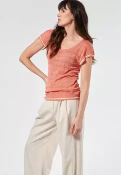 Футболка с принтом 4funkyflavours, оранжевый