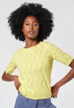 Футболка с принтом 4funkyflavours, желтый