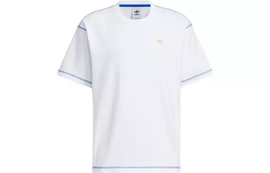 Футболка с принтом 50-летия, мужская, белая Adidas Originals, белый