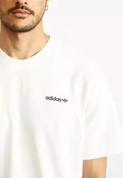 Футболка с принтом 80S Beach adidas Originals, кремовый