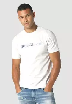 Футболка с принтом 883 Police, кремовый