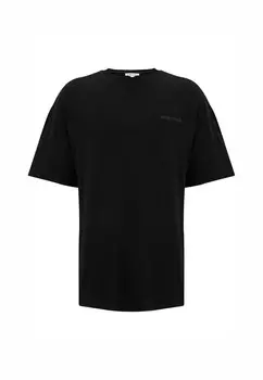 Футболка с принтом 9N1M SENSE, черный