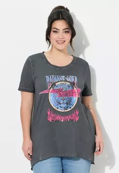 Футболка с принтом A-LINE ANIMAL-MOTIV Angel of Style, серый