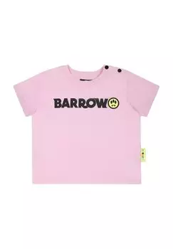 Футболка с принтом A MANICA CORTA Barrow, фуксия