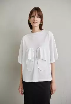 Футболка с принтом A.W.A.K.E. MODE, белый